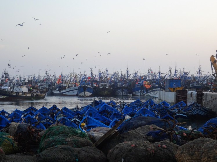 Fishing Port at Essaouira Morocco