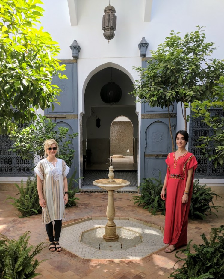 Riad Adore courtyard Marrakech, Morocco