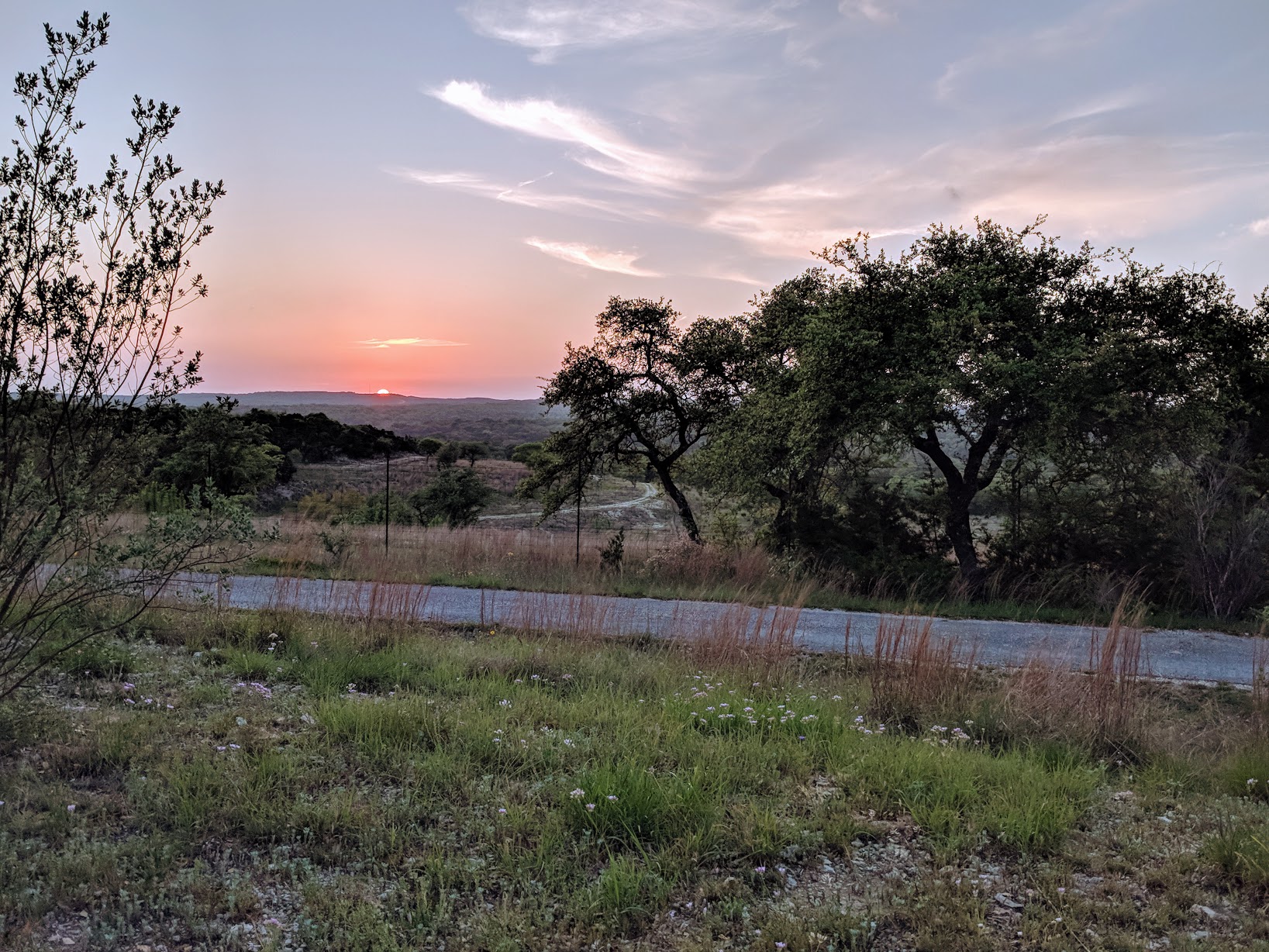 Sunset Whiskey Creek Ranch Wimberley Texas