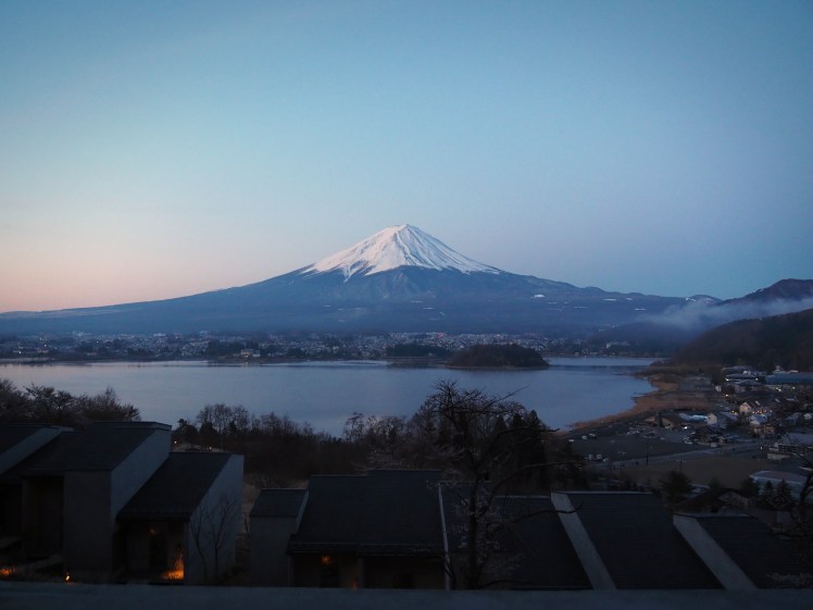 Mt Fuji 6am from Hoshinoya Fuji