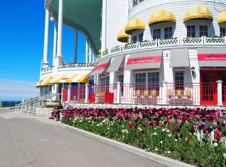 Tulips at Grand Hotel Mackinac Island Mighican